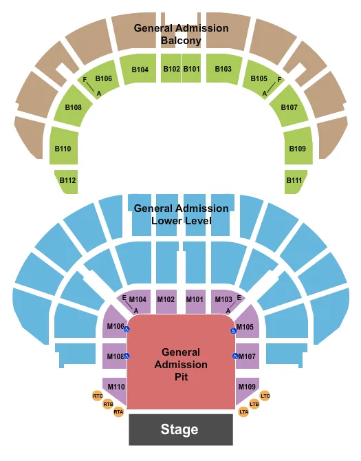 seating chart for Masonic Temple Theatre - Cody Johnson - eventticketscenter.com