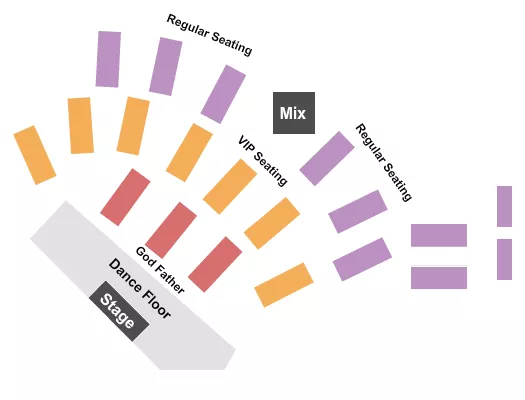 seating chart for Masquerade Village at Rio Las Vegas - Endstage Dance Floor - eventticketscenter.com
