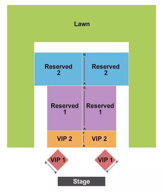 seating chart for Mattoon Peterson Park - Endstage - eventticketscenter.com