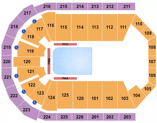 seating chart for Maverik Center - Cirque Du Soleil - Crystal - eventticketscenter.com