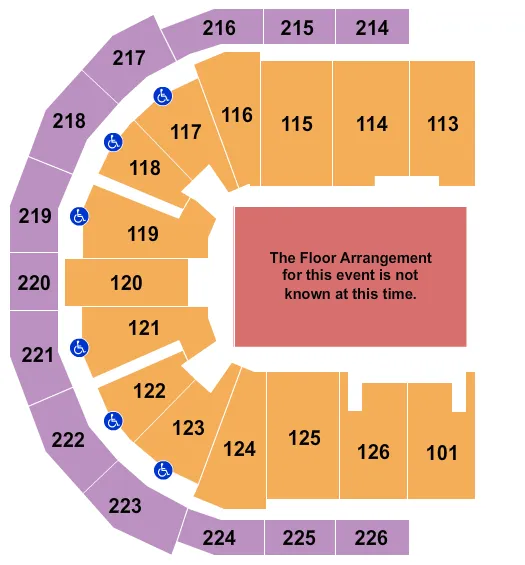 seating chart for Maverik Center - Generic Floor - eventticketscenter.com