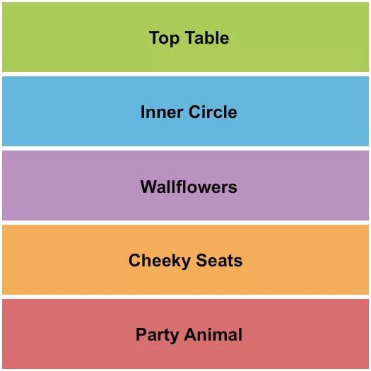 seating chart for Maya Tea Company - Party - eventticketscenter.com