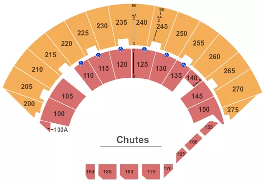 seating chart for Mayo Civic Center Arena - Rodeo - eventticketscenter.com
