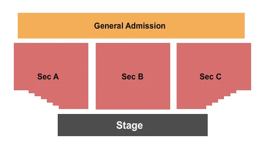 seating chart for Mazatzal Hotel & Casino - Endstage - eventticketscenter.com