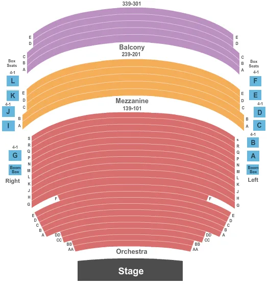 Mccallum Theatre Seating Chart With Seat Numbers | Cabinets Matttroy