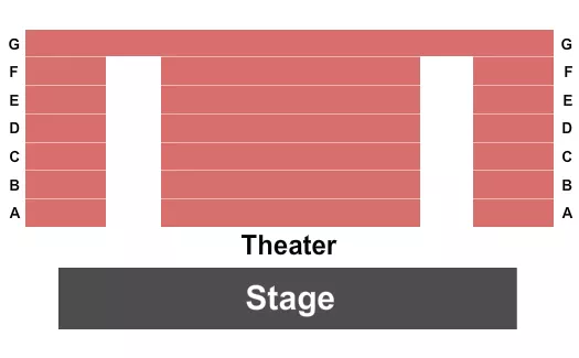 seating chart for McEwen Theatre At Kay Meek Arts Centre - Endstage - eventticketscenter.com