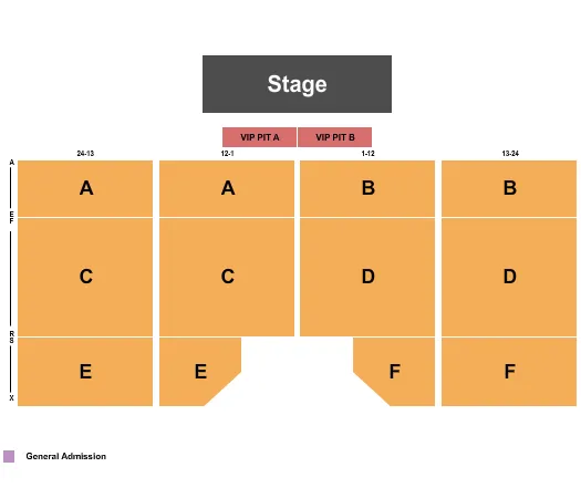 seating chart for McHenry Petersen Park - End Stage - eventticketscenter.com