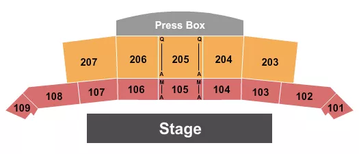 seating chart for McKinney ISD Stadium - DCI - eventticketscenter.com
