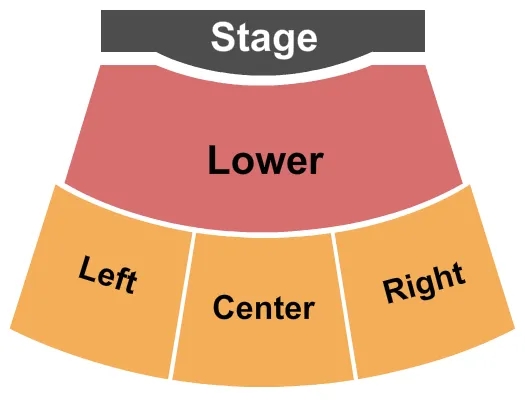 seating chart for SIU McLeod Theater - Carbondale - End Stage - eventticketscenter.com
