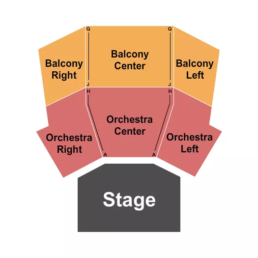 seating chart for Meadowvale Theatre - Endstage - eventticketscenter.com