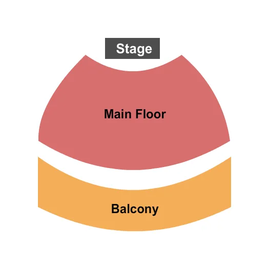 seating chart for Meany Center for the Performing Arts - End Stage - eventticketscenter.com