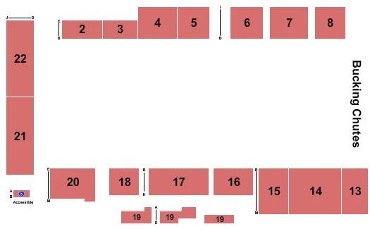 seating chart for Medicine Hat Exhibition & Stampede - Rodeo - eventticketscenter.com