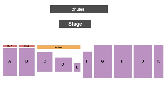 seating chart for Medicine Hat Exhibition & Stampede - Concert - eventticketscenter.com