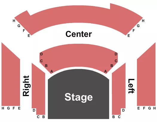 seating chart for Meldrum Theatre At the Einar Nielsen Fieldhouse - Endstage - eventticketscenter.com