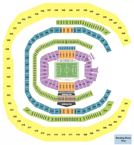 Soccer 3 Seating Map