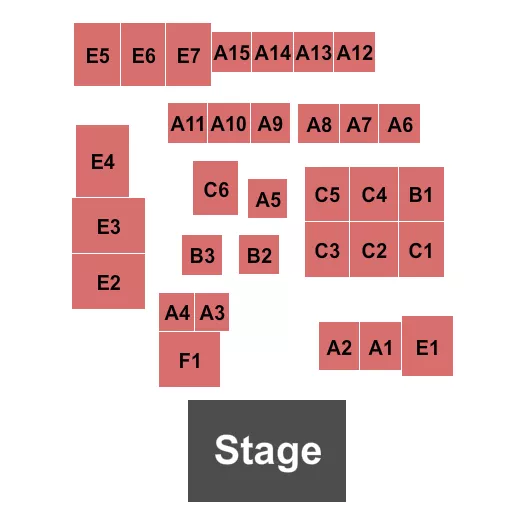 seating chart for Meridian Central Station - Endstage - eventticketscenter.com