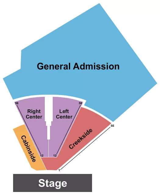 seating chart for Merlefest Festival Grounds - Merlefest - eventticketscenter.com