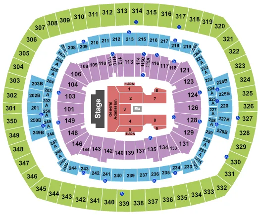 Bruce Springsteen East Rutherford Concert Tickets - MetLife Stadium