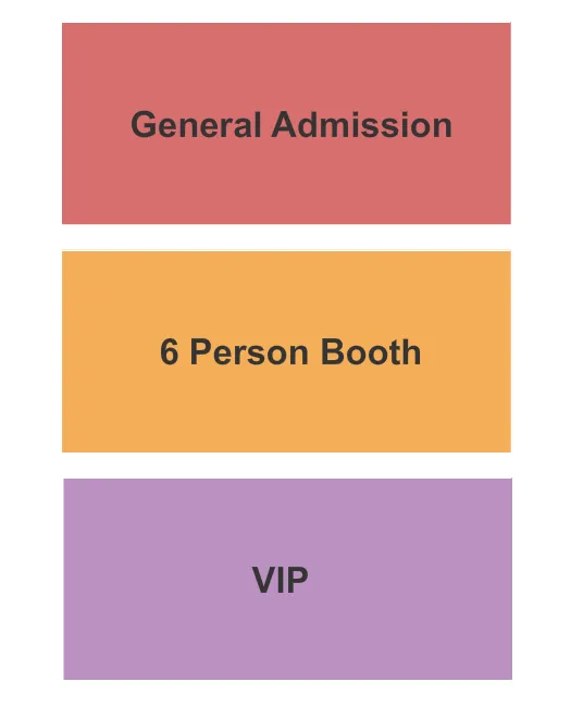 seating chart for Metro Music Hall - GA / Booth / VIP - eventticketscenter.com