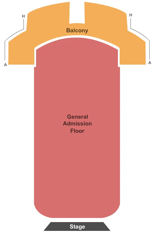 seating chart for MTelus - Endstage GA Flr - eventticketscenter.com