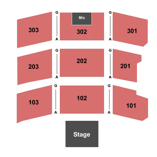 seating chart for MGM Grand Detroit - Full House - eventticketscenter.com