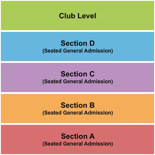 seating chart for Miami Beach Bandshell - A-B-C-D/Club - eventticketscenter.com