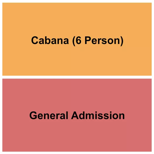 seating chart for Miami Beach Bandshell - GA/Cabana - eventticketscenter.com