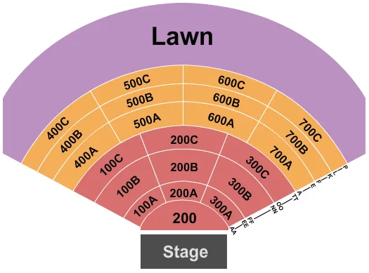 seating chart for Michigan Lottery Amphitheatre at Freedom Hill - Endstage 3 - eventticketscenter.com