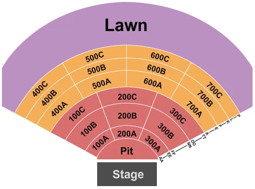 seating chart for Michigan Lottery Amphitheatre at Freedom Hill - Primus - eventticketscenter.com