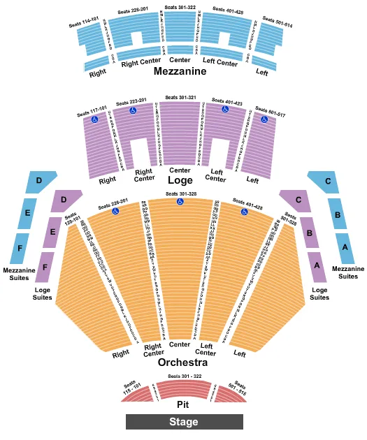 Pea Theater Tickets Seating Chart
