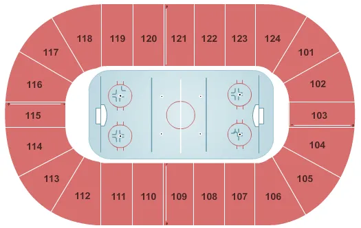 seating chart for Mary Brown's Centre - Hockey - eventticketscenter.com