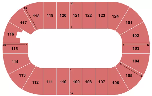 seating chart for Mary Brown's Centre - Open Floor 2 - eventticketscenter.com