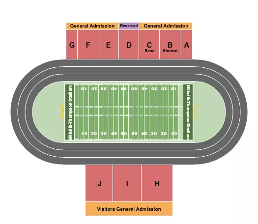 Football Seating Map