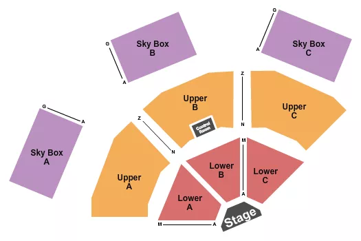 seating chart for Miller Auditorium at AIMS Community College - End Stage - eventticketscenter.com