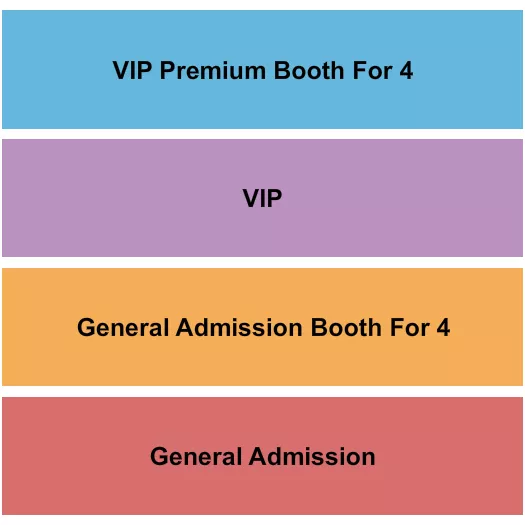 seating chart for Milwaukee Improv - GA/VIP/Booths - eventticketscenter.com
