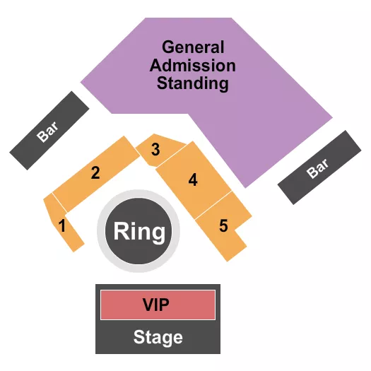 seating chart for Minglewood Hall - Fighting with GA & VIP - eventticketscenter.com