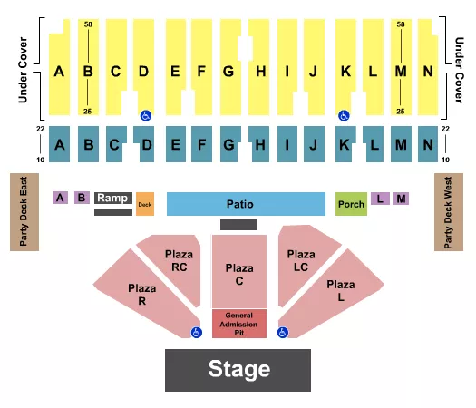 seating chart for Minnesota State Fair Grandstand - Endstage GA Pit 3 - eventticketscenter.com
