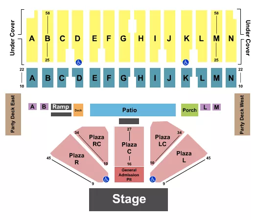 seating chart for Minnesota State Fair Grandstand - Endstage GA Pit 3 - eventticketscenter.com