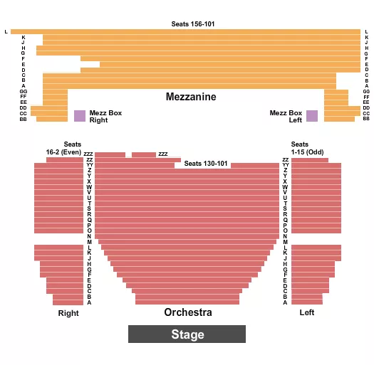 seating chart for Minskoff Theatre - Endstage - eventticketscenter.com