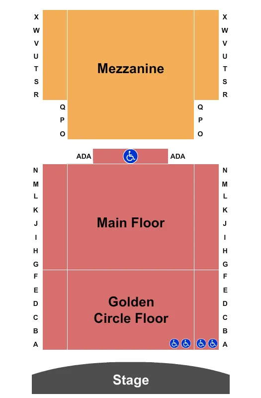 seating chart for Miracle Theater Inglewood - End Stage - eventticketscenter.com
