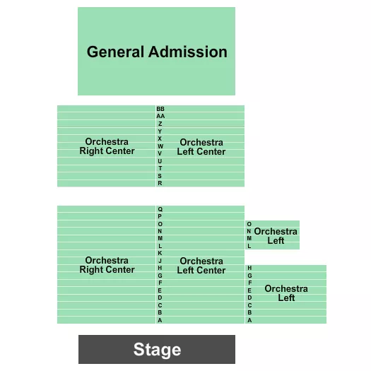 seating chart for Mission Dolores Basilica - Endstage - eventticketscenter.com