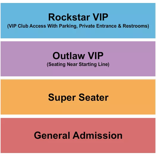 seating chart for Mission Raceway Park - GA/VIP - eventticketscenter.com
