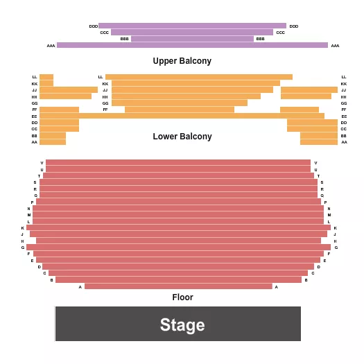 seating chart for Mitchell High School Performing Arts Center - Endstage - eventticketscenter.com