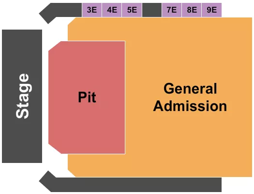 seating chart for Mizner Park Amphitheater - GA/Pit - eventticketscenter.com