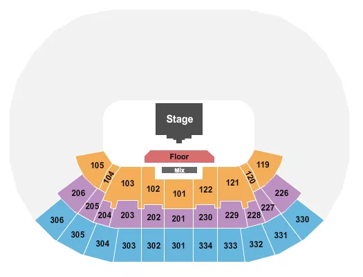 seating chart for Moda Center at the Rose Quarter - Grupo Frontera - eventticketscenter.com