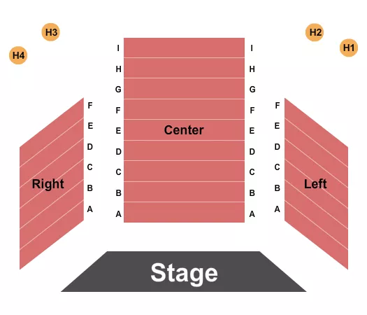 seating chart for Moe Auditorium At Center for the Arts of Bonita Springs - Endstage - eventticketscenter.com