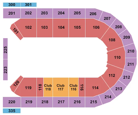 seating chart for Mohegan Sun Arena at Casey Plaza - Monster Jam - eventticketscenter.com