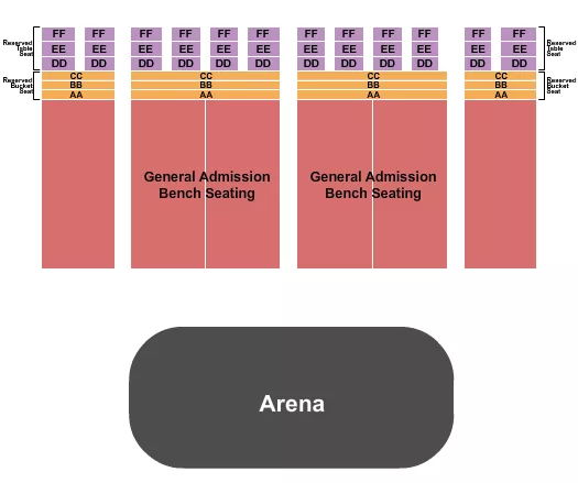 seating chart for Montana Expopark Grandstand - Rodeo 2 - eventticketscenter.com