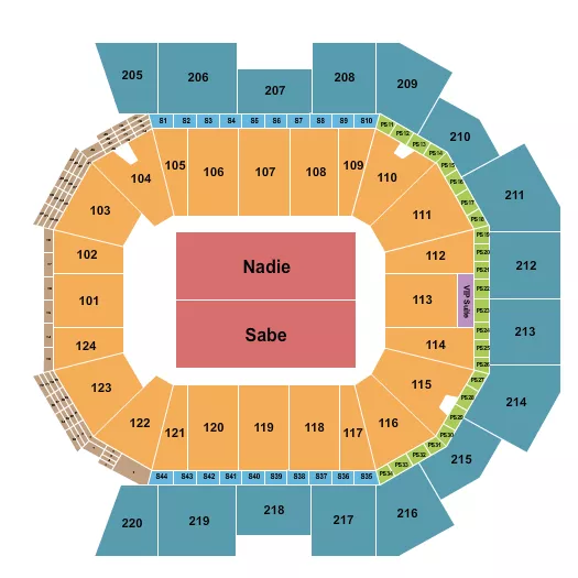 seating chart for Moody Center ATX - Bad Bunny - eventticketscenter.com