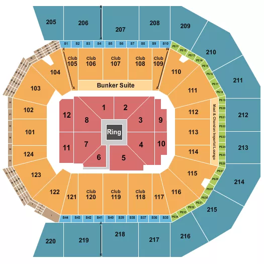 seating chart for Moody Center ATX - Center Stage 3 - eventticketscenter.com